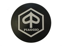 Emblème PIAGGIO Ø 48 noir (pour boucher le trou du compteur)