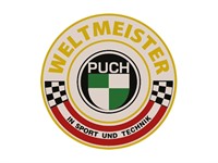 Weltmeister Aufkleber Puch Ø53 mm