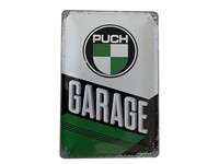 Puch GARAGE Blechschild Puch GARAGE Blechschild
