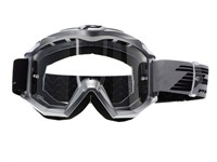 Masque cross lunette ProGrip 3201 Atzaki, gris argent
