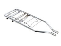 Porte-bagages chrome avec support cadenas en U, vélomoteurs Puch Maxi S