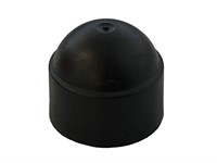Capuchons/enjoliveur noir pour écrou d'axe de roue, 19mm, universel Capuchons/enjoliveur noir pour écrou d'axe de roue, 19mm, universel