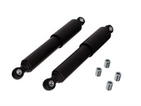 Paire d'amortisseurs 300mm noirs, adaptateur 8+10mm, universel vélomoteurs