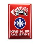 Blechschild "Kreidler Race Service"