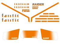 Autocollants orange FANTIC ISSIMO RAIDER Autocollants orange FANTIC ISSIMO RAIDER