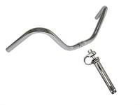 Guidon chromé avec potence, vélomoteurs Solex Guidon chromé avec potence, vélomoteurs Solex
