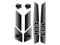 Aufkleberset grau Peugeot 103 (8 Stk.) Aufkleberset grau Peugeot 103 (8 Stk.)