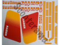 Autocollants orange FANTIC ISSIMO RAIDER Autocollants orange FANTIC ISSIMO RAIDER