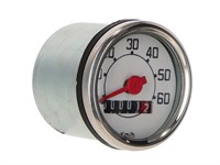Compteur de vitesse VEGLIA Ø 48mm blanc filetage M11- 60km/h Compteur de vitesse VEGLIA Ø 48mm blanc filetage M11- 60km/h