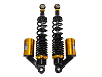 Amortisseur arrière 320mm M8 noir/or, vélomoteurs universels Amortisseur arrière 320mm M8 noir/or, vélomoteurs universels