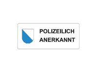 Autocollant "Polizeilich Anerkannt" Autocollant "Polizeilich Anerkannt"