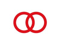 Aufkleber Logo Gilera, Kreise rot