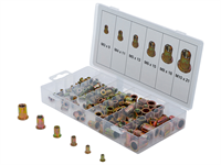 Assortiment d’écrous rivets | acier galvanisé | 150 pièces Assortiment d’écrous rivets | acier galvanisé | 150 pièces