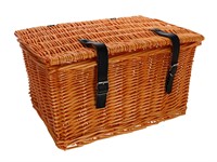 Panier corbeille en rotin tressé classique (Paprika) universel vélomoteurs