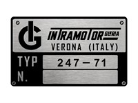 Autocollant immatriculation, vélomoteur Belmondo Autocollant immatriculation, vélomoteur Belmondo