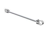 Barre de rigidification guidon Buzzetti 22mm, alu argenté Barre de rigidification guidon Buzzetti 22mm, alu argenté