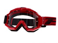 Masque cross lunette ProGrip 3201 Atzaki, rouge