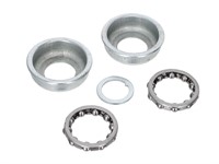 Kit cage et roulements pour axe de pédalier, vieux vélomoteurs Sachs Kit cage et roulements pour axe de pédalier, vieux vélomoteurs Sachs