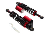 Amortisseur arrière 360mm M8 noir/rouge, vélomoteurs universels Amortisseur arrière 360mm M8 noir/rouge, vélomoteurs universels