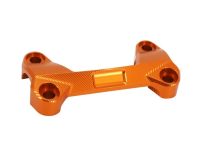 Pontet de guidon CNC orange, moto KTM Duke 125cc Pontet de guidon CNC orange, moto KTM Duke 125cc