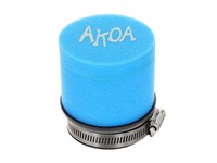 Filtre à air mousse AKOA Ø 65mm, vélomoteur Kreidler / Zündapp Belmondo et universel carbu Bing SRF (noir) Filtre à air mousse AKOA Ø 65mm, vélomoteur Kreidler / Zündapp Belmondo et universel carbu Bing SRF (noir)