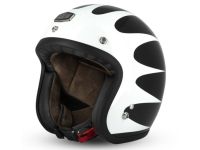 Casque Jet "Gasoline Cafe Racer S250", noir / blanc taille : XS