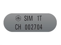 Aufkleber Piaggio SIM 1T CH 002704