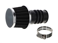 Filtre à air Sport, Powerfilter carburateur Bing 12-15mm (noir / chrome) Filtre à air Sport, Powerfilter carburateur Bing 12-15mm (noir / chrome)