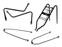 Set barres de chassis noir, vélomoteurs Puch Maxi N Set barres de chassis noir, vélomoteurs Puch Maxi N