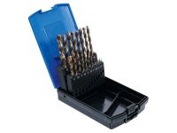 Boite de forets hélicoïdaux | HSS-G M35 | acier de cobalt | 1 - 10 mm | 19 pièces Boite de forets hélicoïdaux | HSS-G M35 | acier de cobalt | 1 - 10 mm | 19 pièces