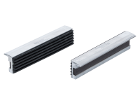 Schraubstock-Schutzbacken | Aluminium / Gummi | Breite 125 mm | 2-tlg. Schraubstock-Schutzbacken | Aluminium / Gummi | Breite 125 mm | 2-tlg.