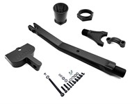 Verstärkungsstrebe MCRFR Aluminium CNC, schwarz beschichtet, Piaggio Ciao SC / PX