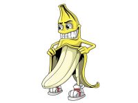 Autocollant sticker "banane" 60x80 Autocollant sticker "banane" 60x80