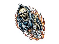 Autocollant sticker "Casseur de cubes" 60x80mm Autocollant sticker "Casseur de cubes" 60x80mm