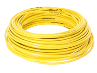 Rouleau de gaine de cable fourré téflon Ø5mm (30m), jaune