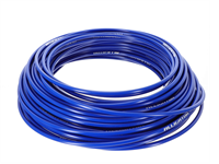 Rouleau de gaine de cable fourré téflon Ø5mm (30m), bleu