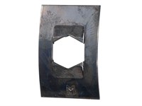 Clip à ressort pour boulon de Ø 3.0 mm sans filetage, acier à ressort noir