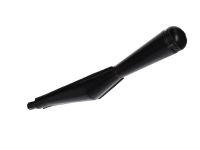 Silencieux Fuego noir pour coude 28mm, universel vélomoteurs Silencieux Fuego noir pour coude 28mm, universel vélomoteurs