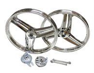 Paire de jante alu chromés 17", vélomoteurs 103 SP-MVL Paire de jante alu chromés 17", vélomoteurs 103 SP-MVL