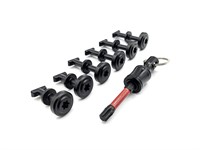Jeu de visserie pivots-ressorts CNC pour carrosserie Piaggio Ciao