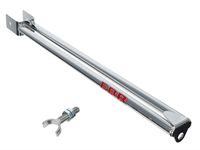 Barre de renfort double EBR droite chrome, vélomoteurs Puch Barre de renfort double EBR droite chrome, vélomoteurs Puch