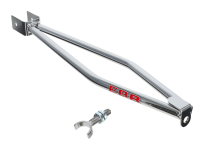 Barre de renfort double EBR coudée chrome, vélomoteurs Puch Barre de renfort double EBR coudée chrome, vélomoteurs Puch