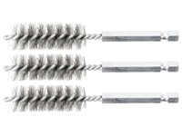 Brosse en acier 15 mm 6,3 mm (1/4") 3 pièces Brosse en acier 15 mm 6,3 mm (1/4") 3 pièces