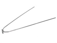 Renfort tringle de garde boue aluminium 370mm, avec fixation en S, universel vélomoteurs Renfort tringle de garde boue aluminium 370mm, avec fixation en S, universel vélomoteurs