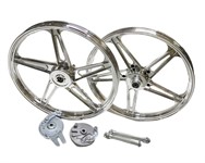Felgen Satz Peugeot 103 SP, MVL chrom 17