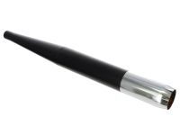 Silencieux type cigare détente noir, raccord Ø 32 / 70 mm, universel vélomoteurs Silencieux type cigare détente noir, raccord Ø 32 / 70 mm, universel vélomoteurs