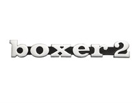 Logo emblème a clipper BOXER2 relief 3D, vélomoteurs Piaggio Boxer