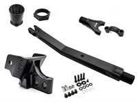 Barre de renfort MCRFR aluminium CNC, noire anodisé, vélomoteurs Piaggio Ciao C / P
