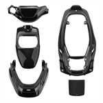Kit carrosserie noir 4 pièces, MBK Booster / Yamaha BWs (jusqu'à 2004) Kit carrosserie noir 4 pièces, MBK Booster / Yamaha BWs (jusqu'à 2004)
