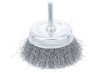 Brosse ronde réception de goupille 6 mm Ø 75 mm Brosse ronde réception de goupille 6 mm Ø 75 mm